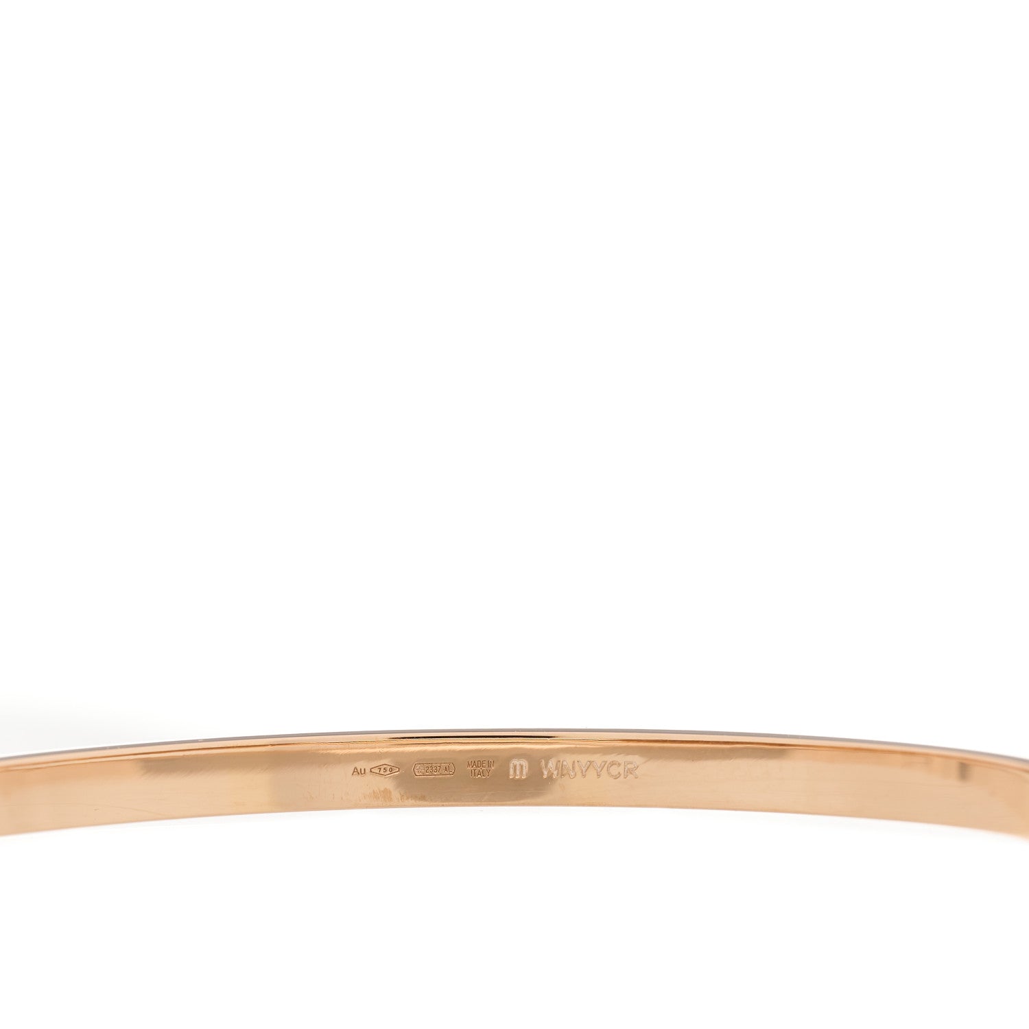 Bulgari 18K Rose Gold B.Zero1 Cuff Bracelet M 3 of 5