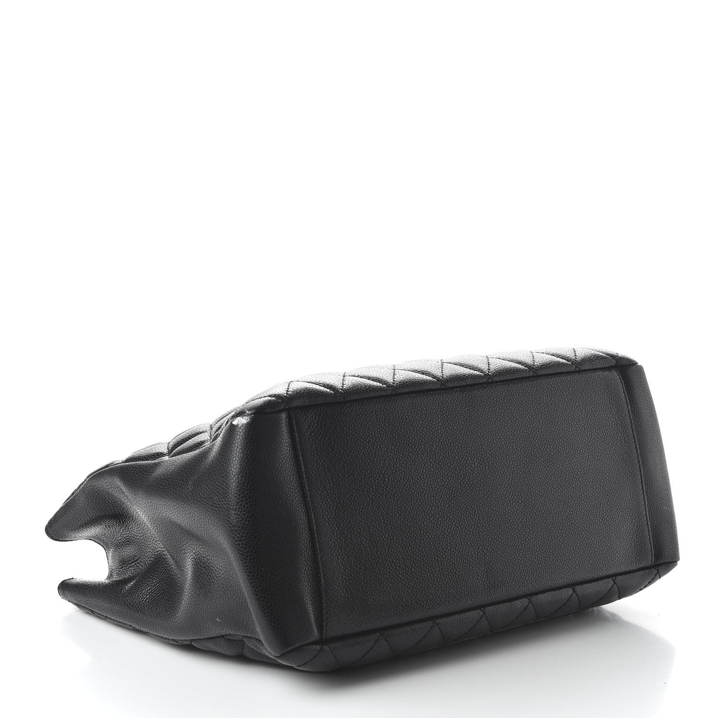 Caviar Quilted Grand Shopping Tote GST Black