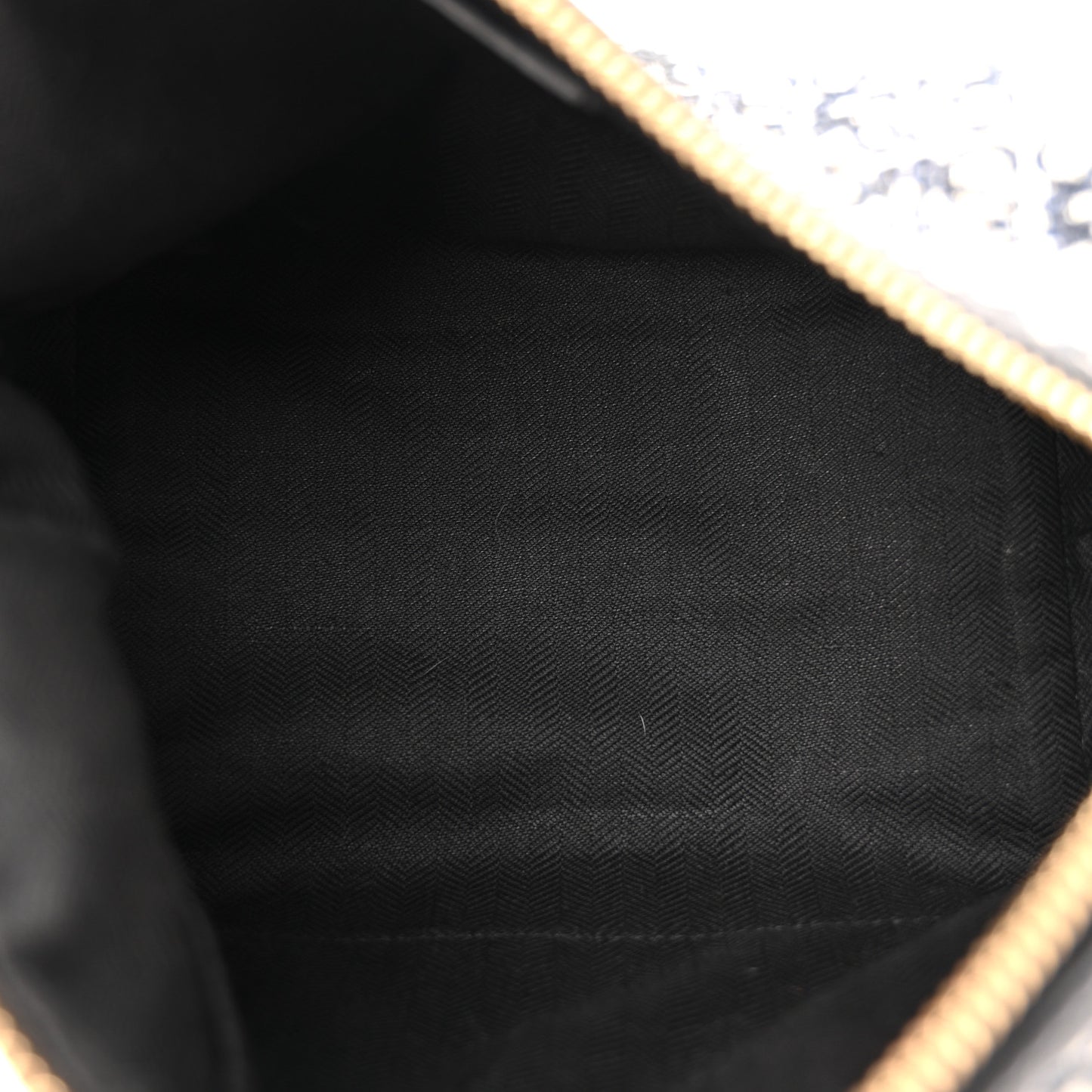 Jacquard Anagram Calfskin Small Cubi Bag Navy Black