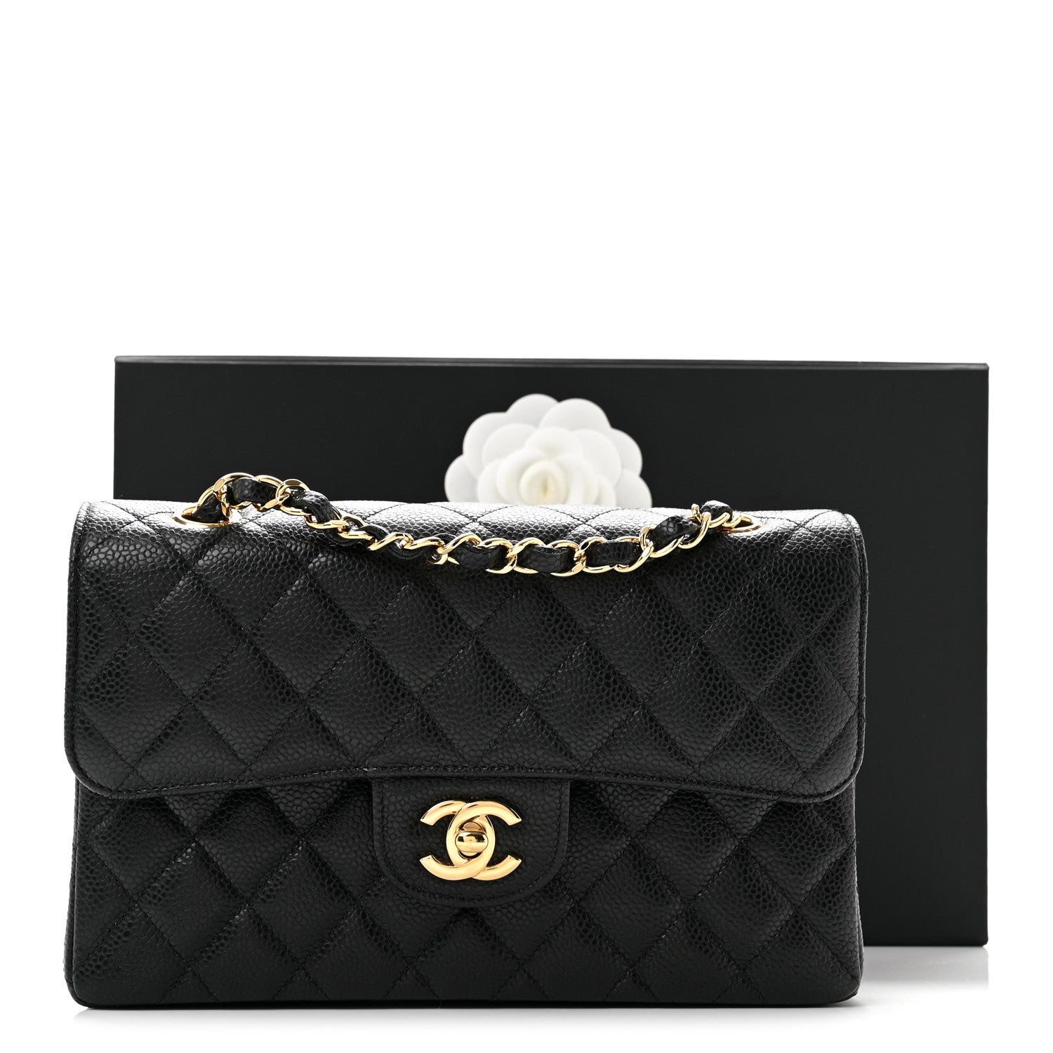 Chanel Caviar Quilted Small Double Flap Black 12 of 12