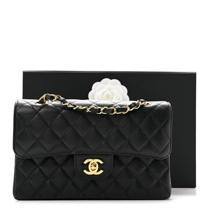Chanel Caviar Quilted Small Double Flap Black 12 of 12