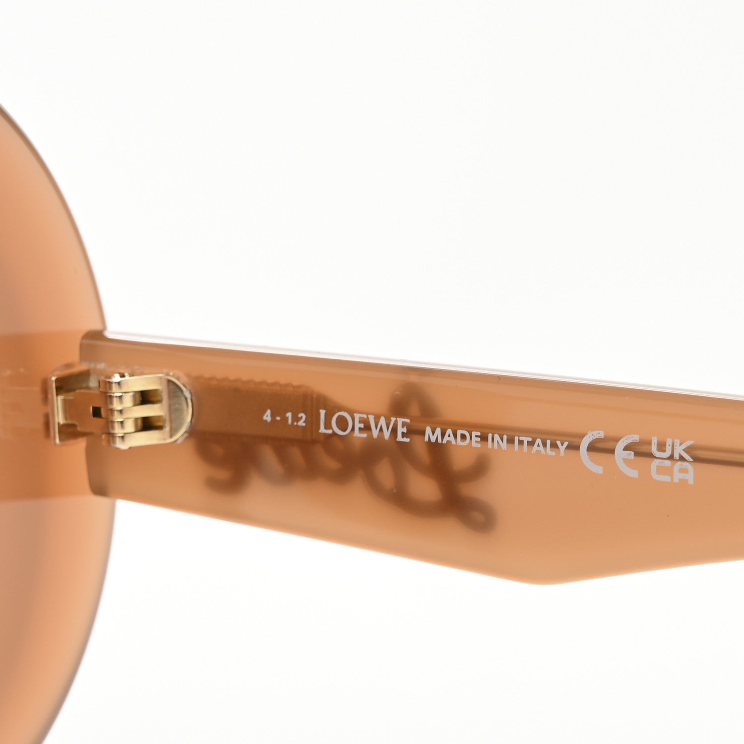 Loewe Acetate Round Sunglasses LW40089I Light Caramel 5 of 8