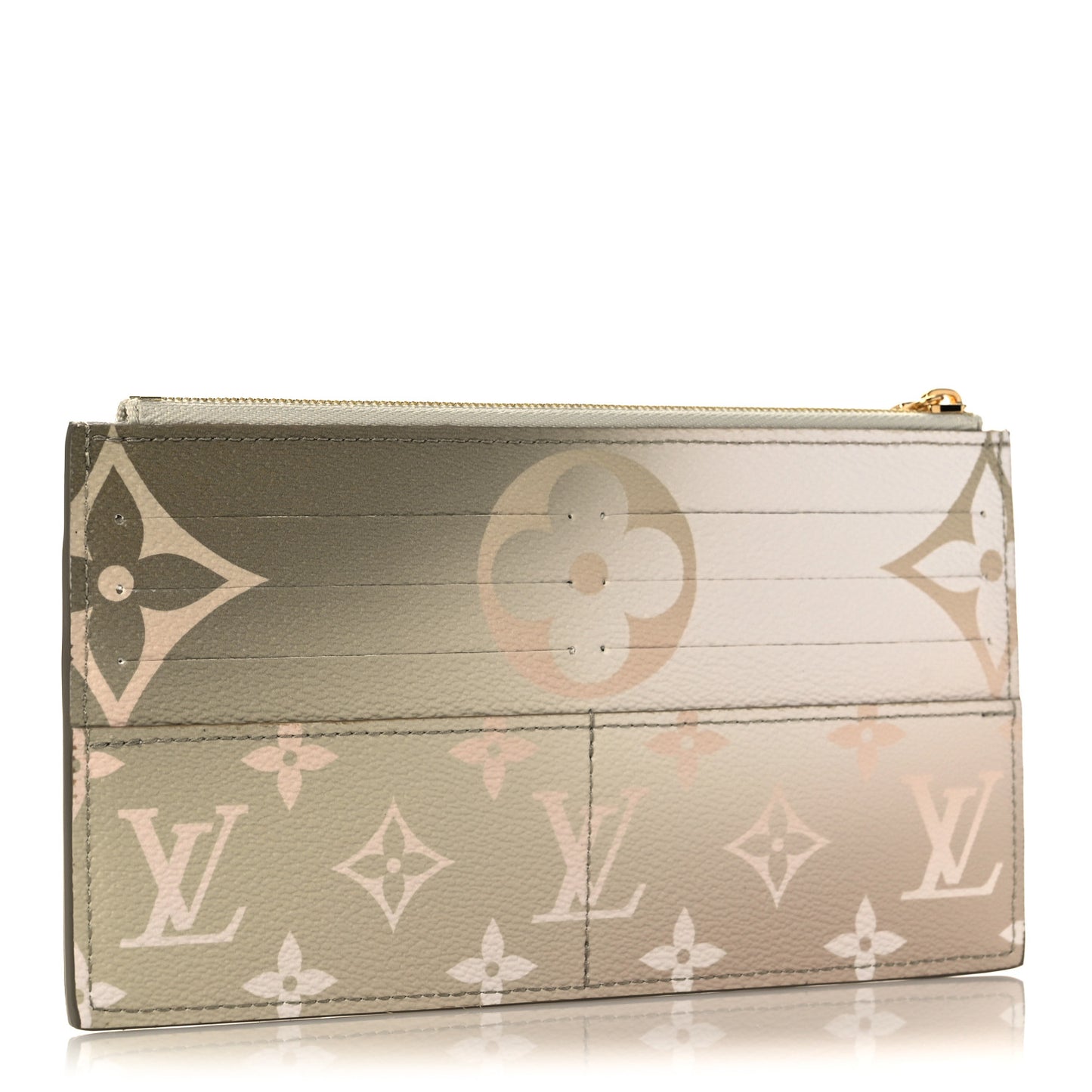 Monogram Giant Spring In The City Slim Purse Sunset Kaki