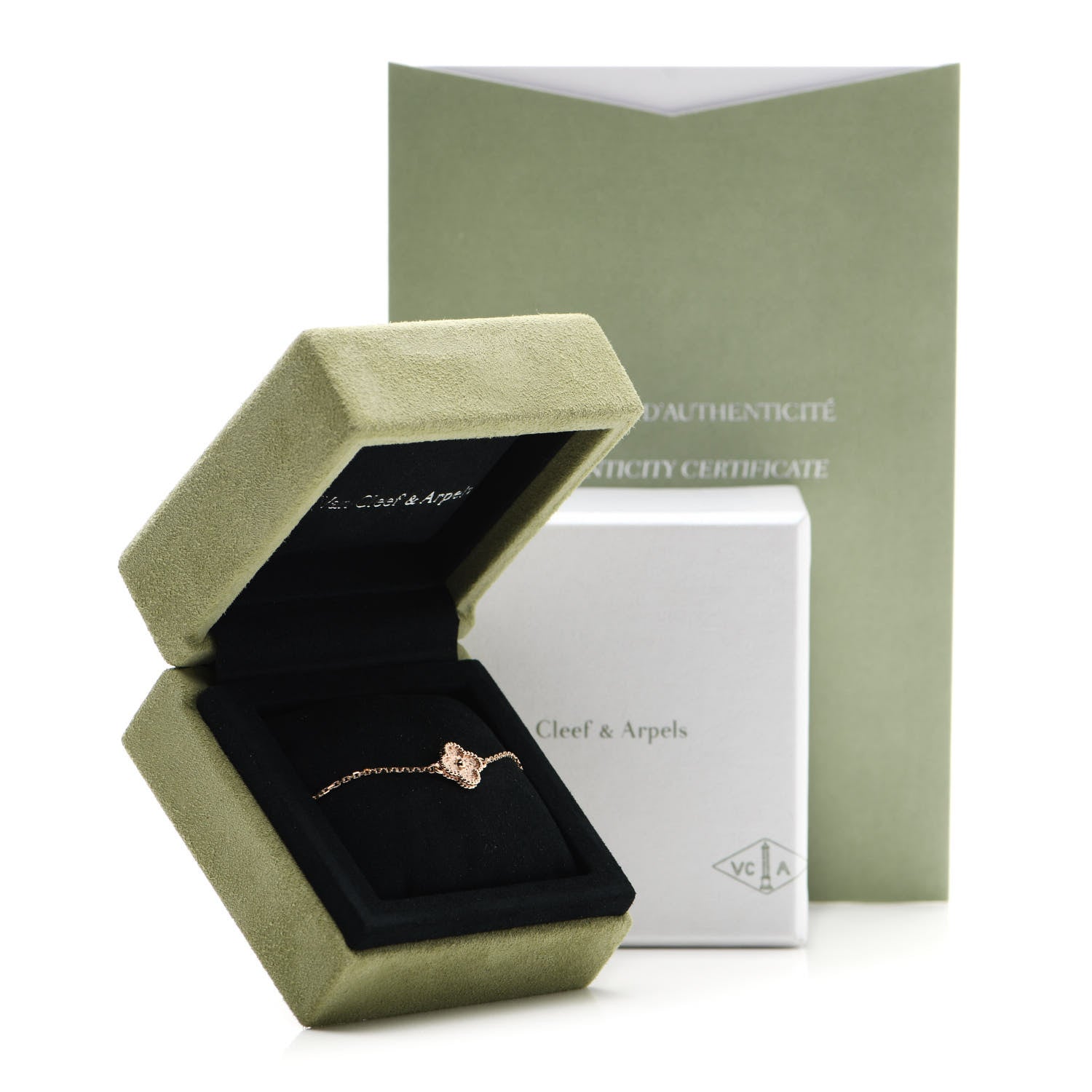 Van Cleef & Arpels 18K Rose Gold Sweet Alhambra Bracelet 5 of 5