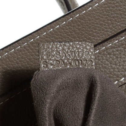 Celine Drummed Calfskin Mini Luggage Souris 8 of 8