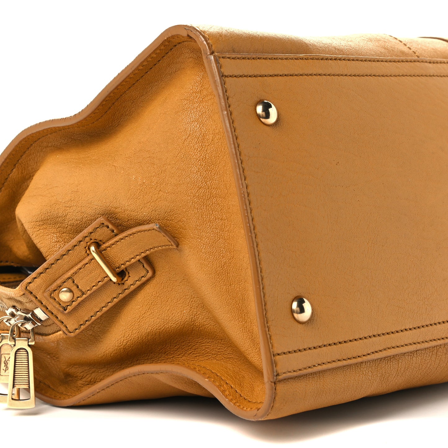 Sheepskin Medium Cabas ChYc Bag Mustard