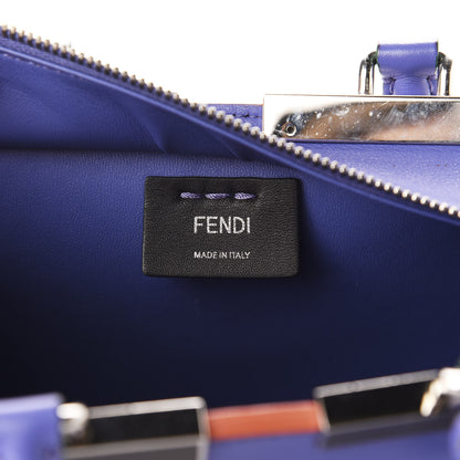 Fendi Vitello Dolce Mini 3jours Tote Viola Cassis 8 of 10