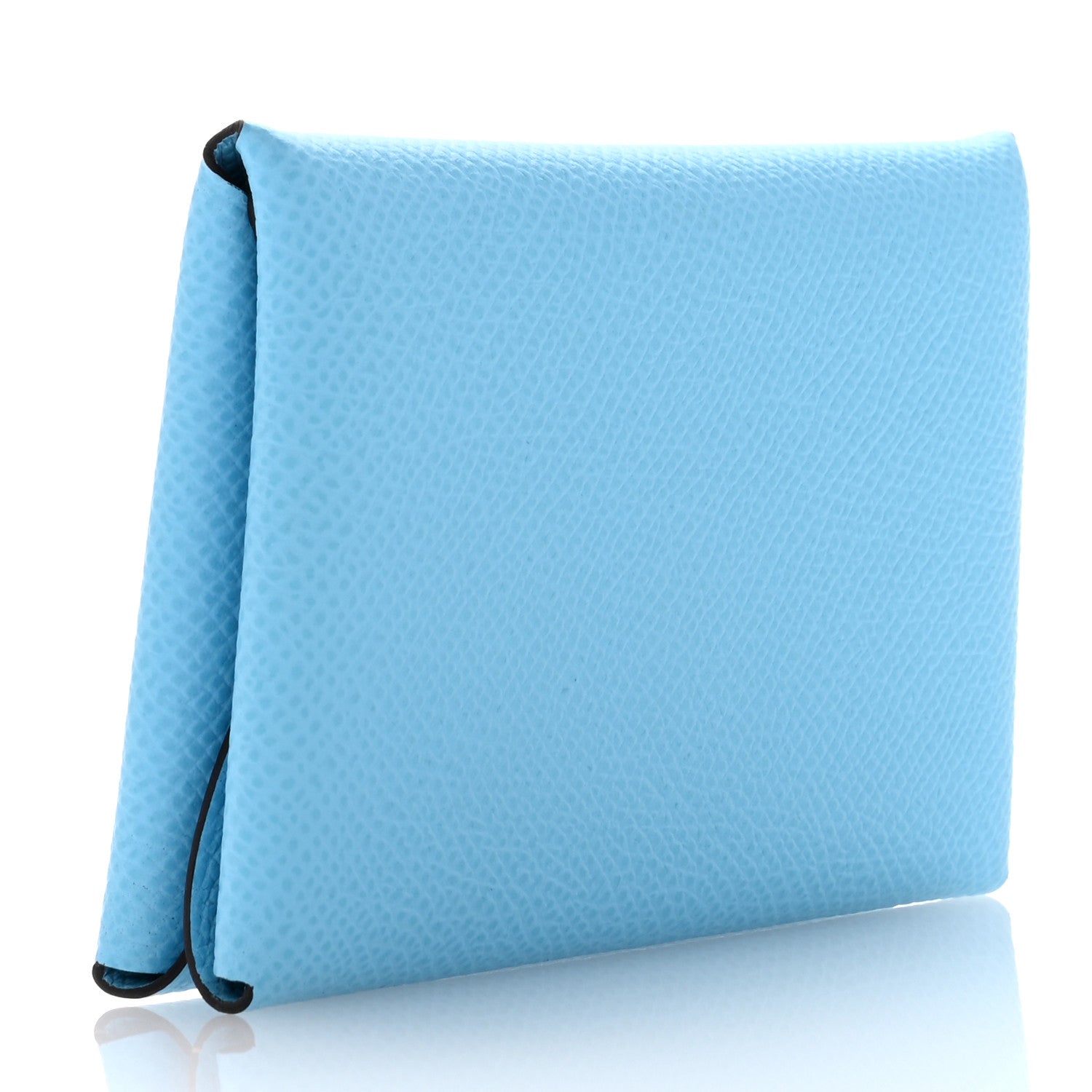 Hermes Epsom Calvi Duo Card Case Celeste 3 of 8