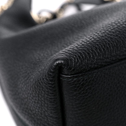 Gucci Pebbled Calfskin Medium Soho Chain Shoulder Bag Black 8 of 11
