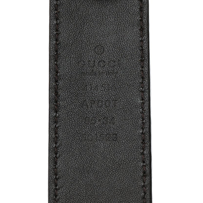 Gucci Moon Calfskin Double G 30mm Belt 85 34 Dark Cocoa 5 of 5