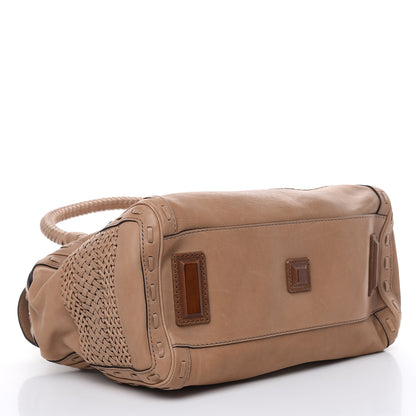 Gucci Calfskin Handmade Large Top Handle Bag Taupe 4 of 24