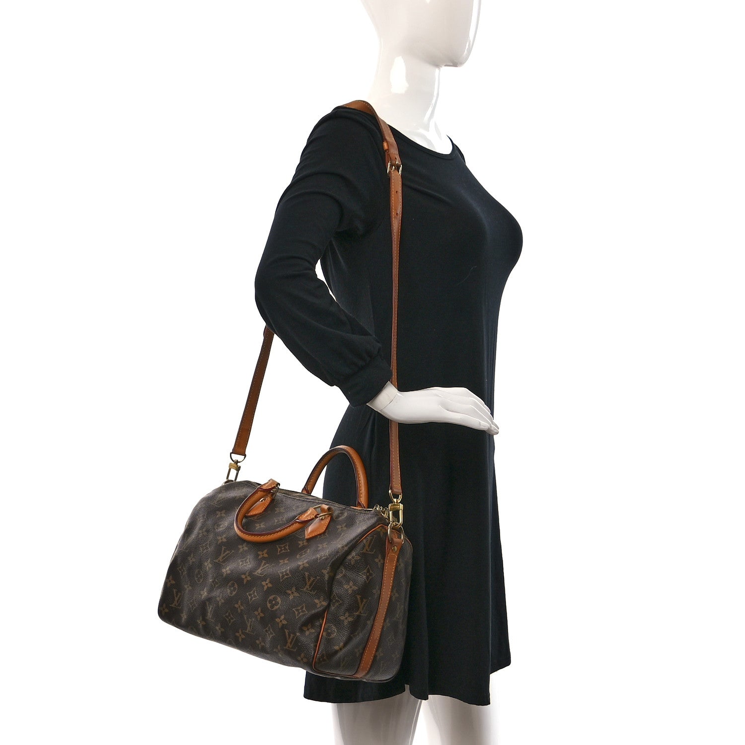 Louis Vuitton Monogram Speedy Bandouliere 30 2 of 12