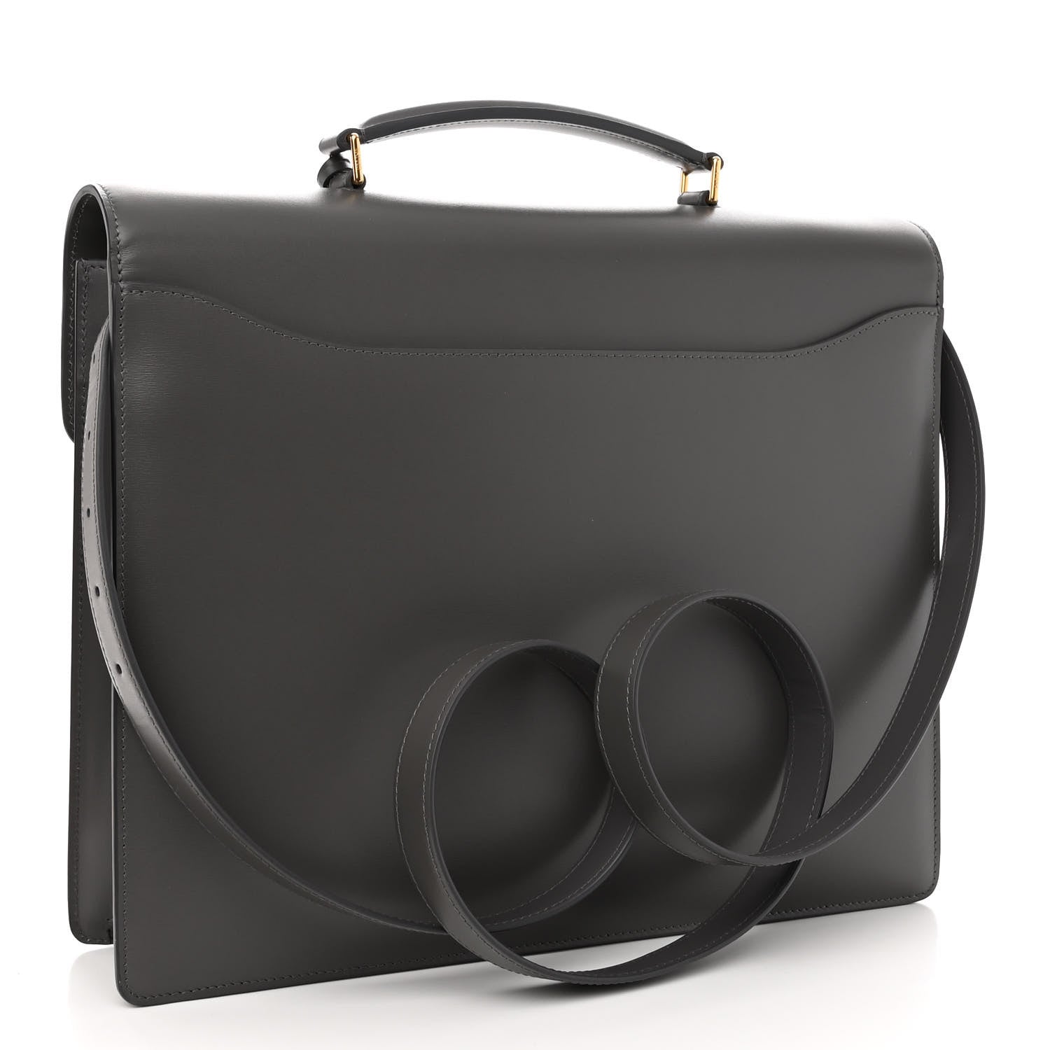 Celine Box Cartable Medium Briefcase Grey 1324922 – FASHIONPHILE