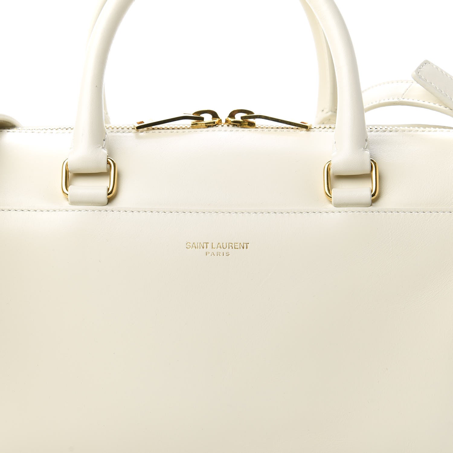 Saint Laurent Calfskin Classic Baby Duffle Dove White 10 of 11