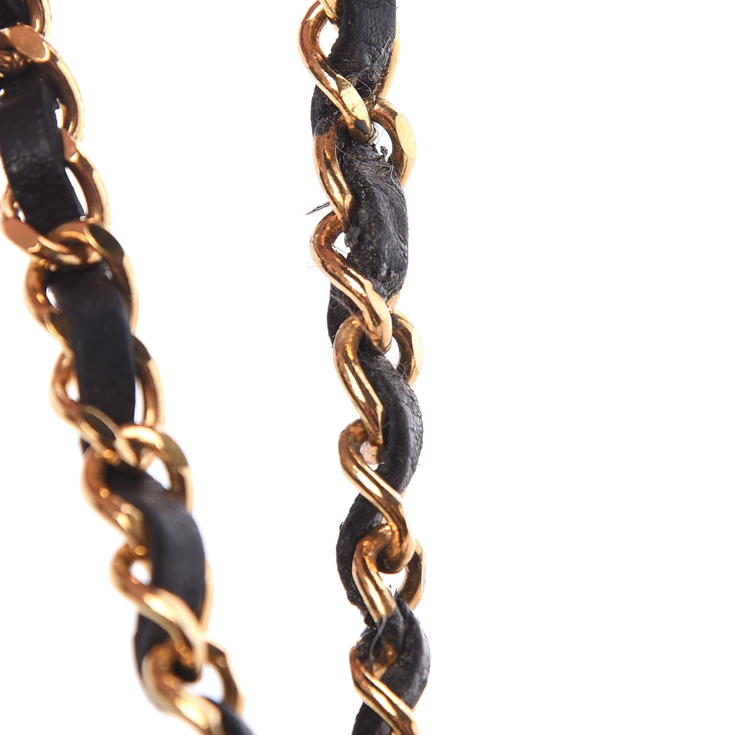 Chanel Lambskin Chain CC Medallion Belt Black Gold 8 of 9