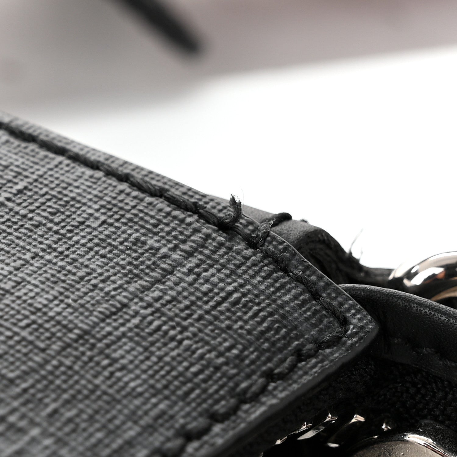 Gucci GG Supreme Monogram Web Small Flat Messenger Bag Black Grey 11 of 11