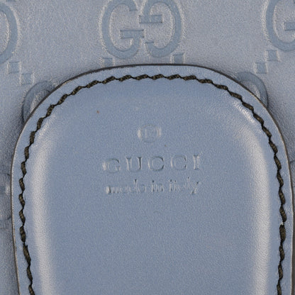 Gucci Soft Guccissima Medium Emily Chain Shoulder Bag Mineral Blue 5 of 8