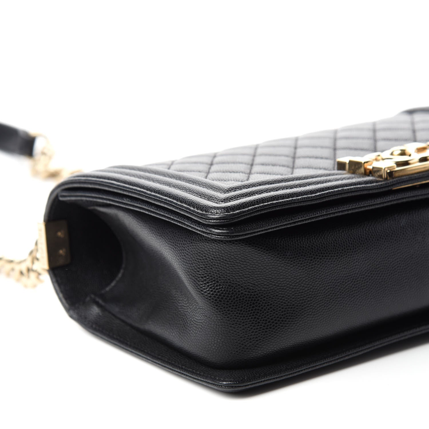Chanel Caviar Quilted Medium Boy Flap Black 6 of 10