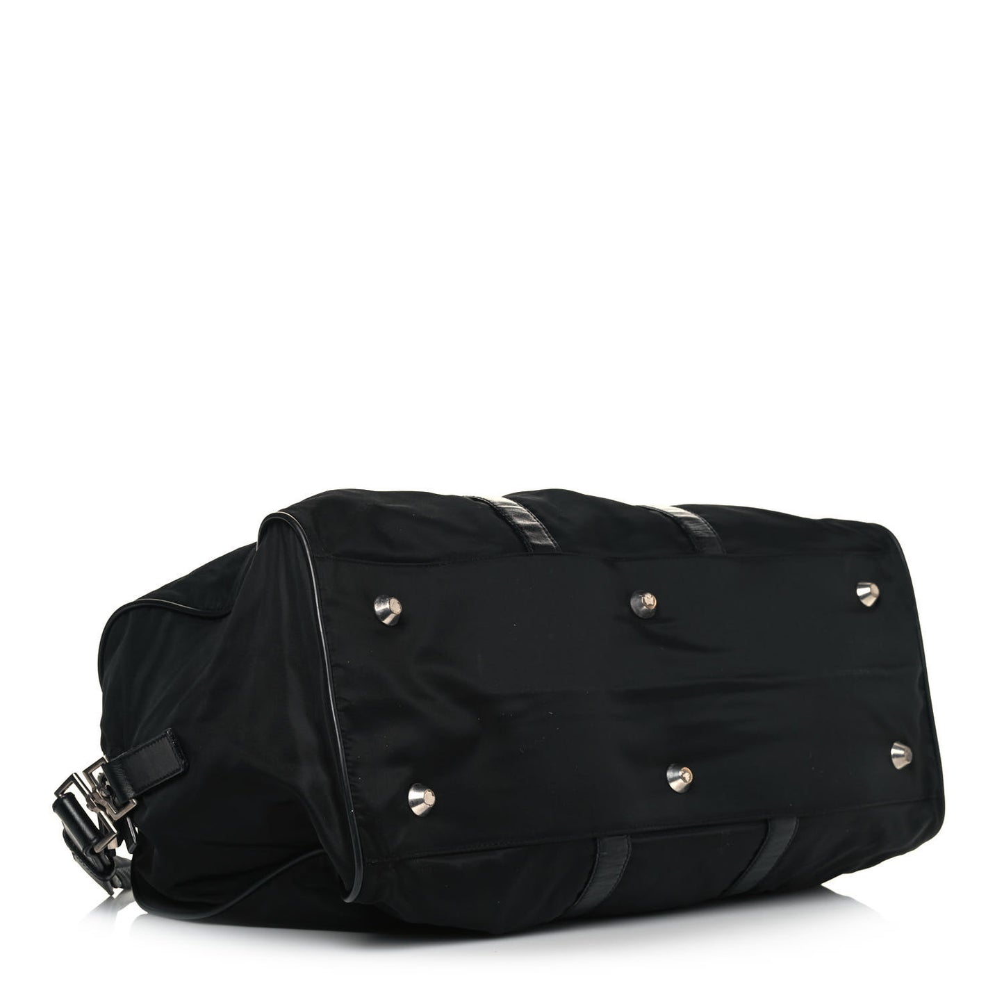 Tessuto Nylon Saffiano Duffle Black