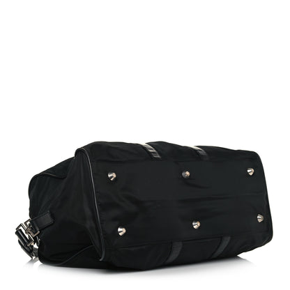 Prada Tessuto Nylon Saffiano Duffle Black 4 of 15