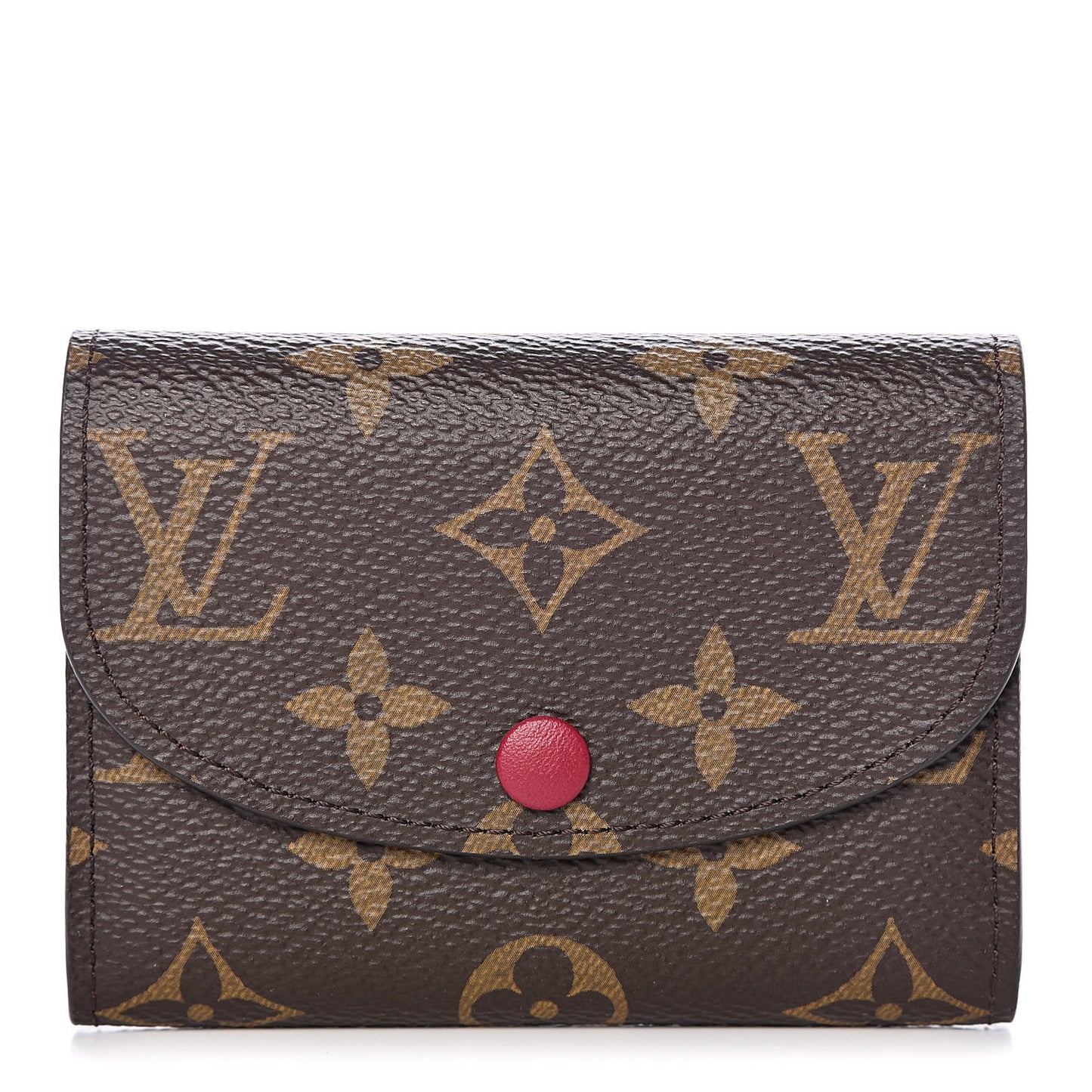 Monogram Rosalie Coin Purse Fuchsia