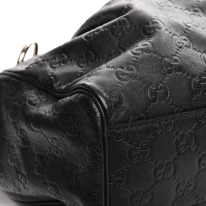 Gucci Guccissima Medium Sukey Tote Black 8 of 12