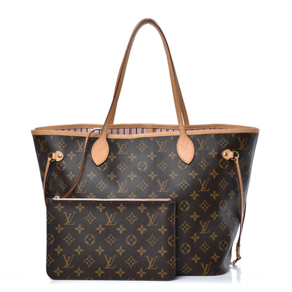 Louis Vuitton Monogram Neo Neverfull MM Rose Ballerine 1 of 12