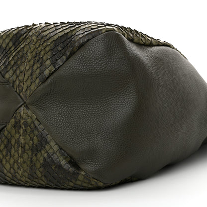 Gucci Snakeskin Greenwich Shoulder Bag Green 10 of 10