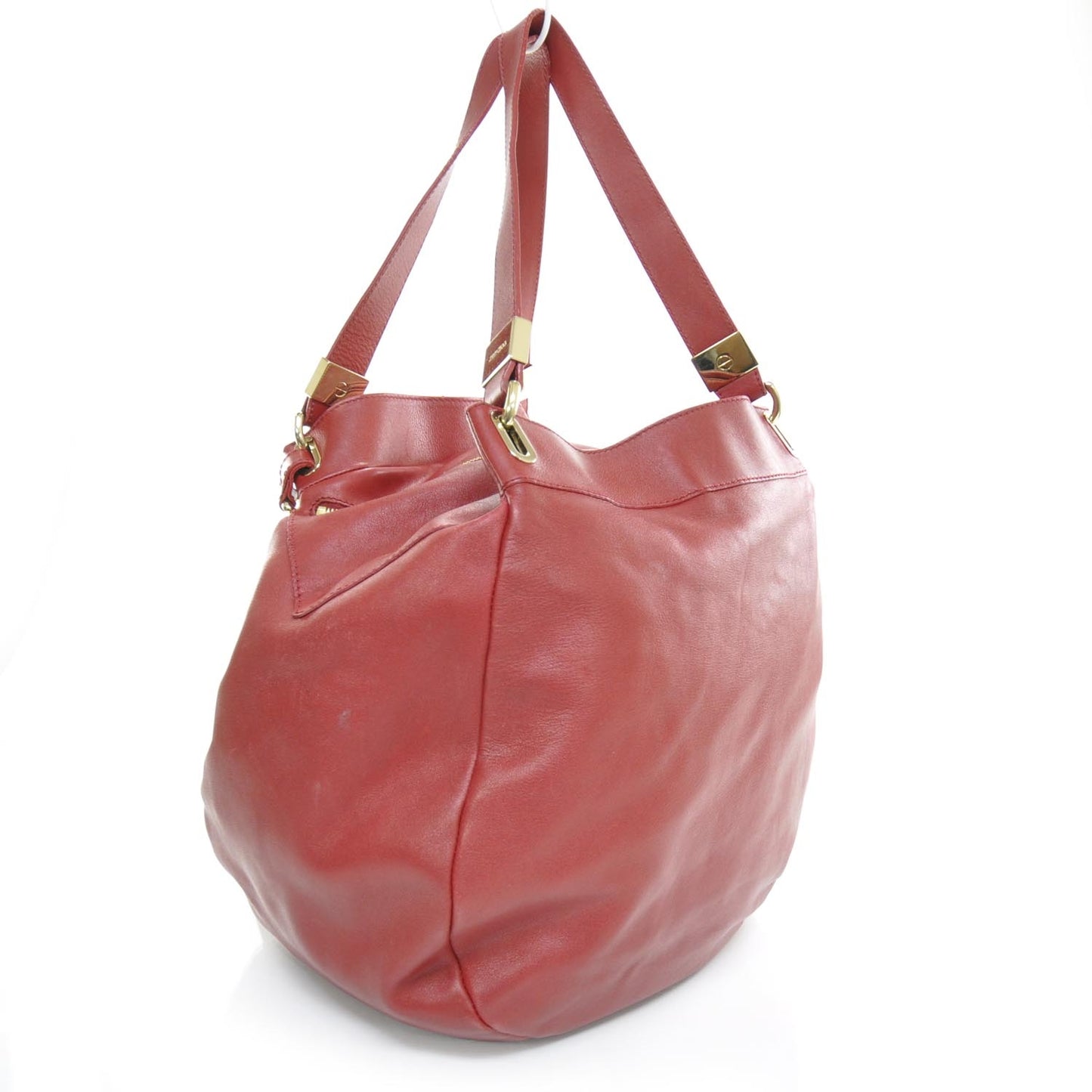 Leather Lois Bag Red