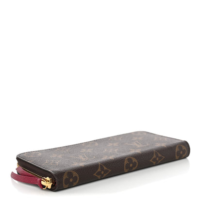 Louis Vuitton Monogram Clemence Wallet Fuchsia 4 of 8
