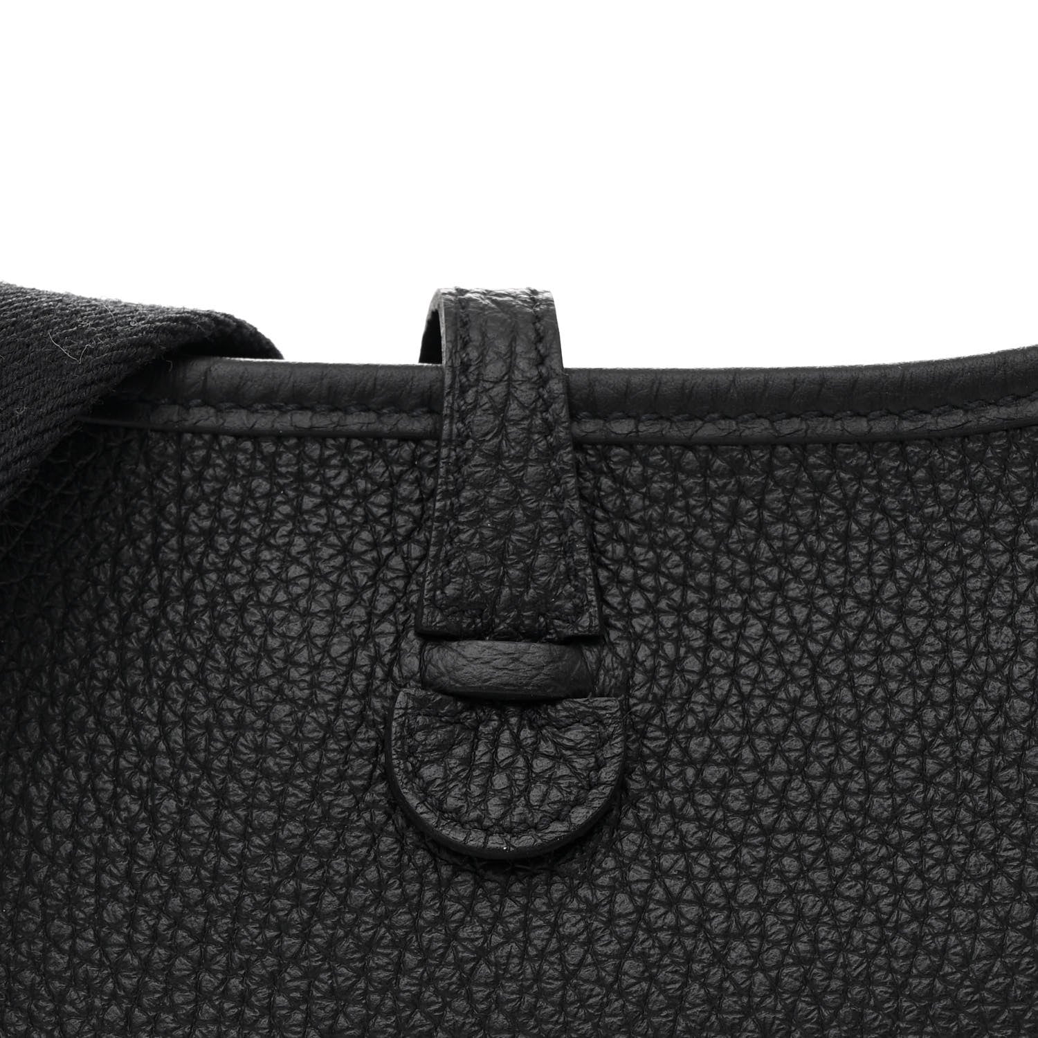Hermes Taurillon Clemence Evelyne TPM Black 8 of 11