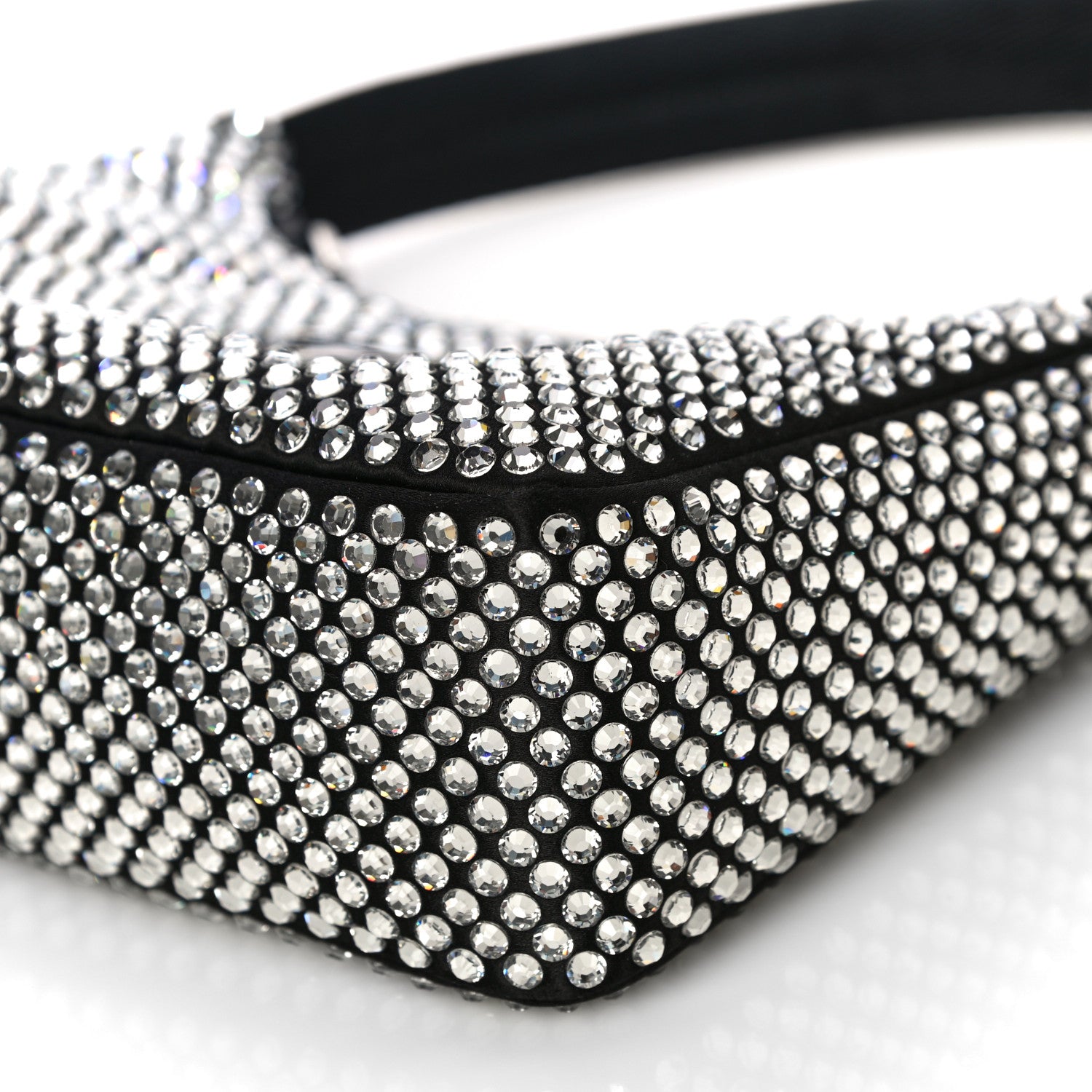 Prada Satin Crystal Mini Re-Edition 2000 Bag Cristal 10 of 12