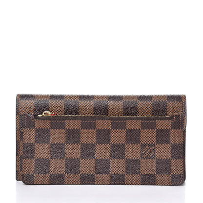 Louis Vuitton Damier Ebene Josephine Wallet Red 7 of 7
