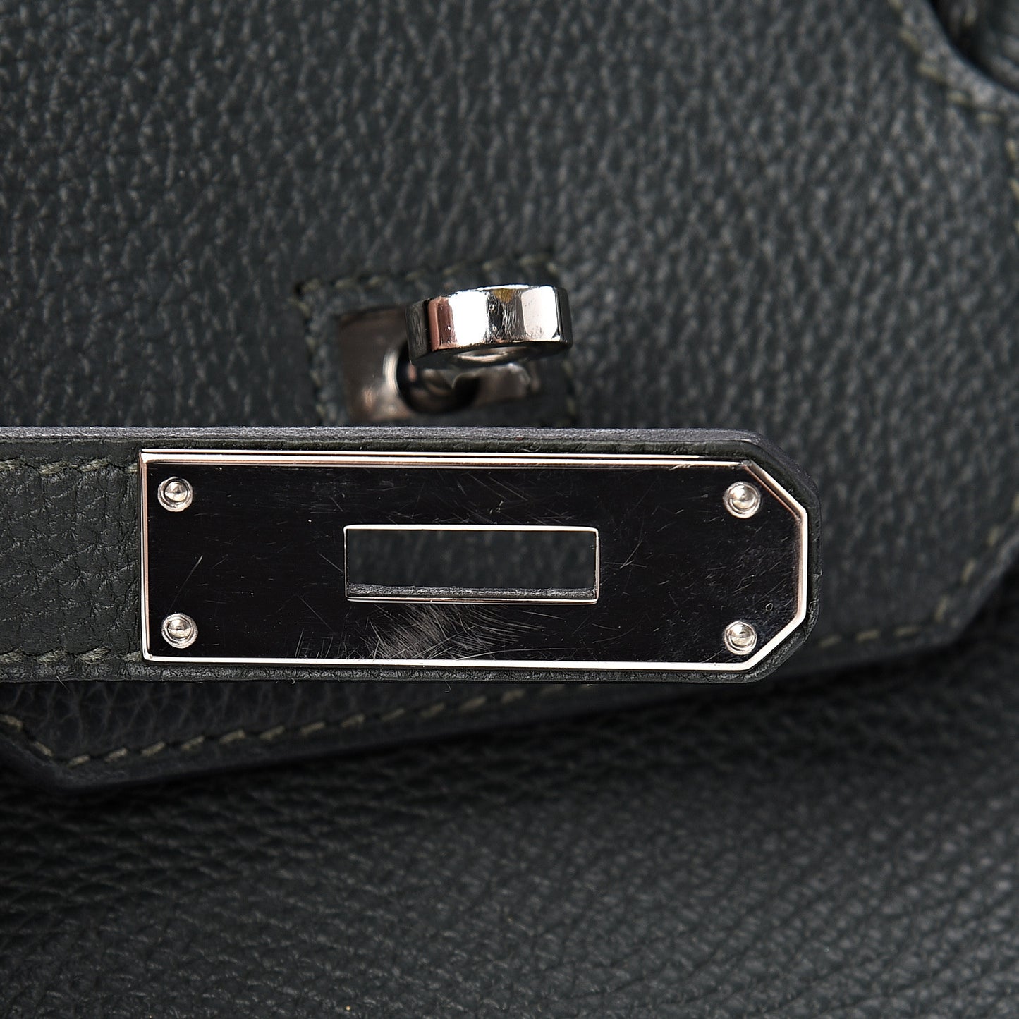 Togo Birkin 35 Vert Fonce