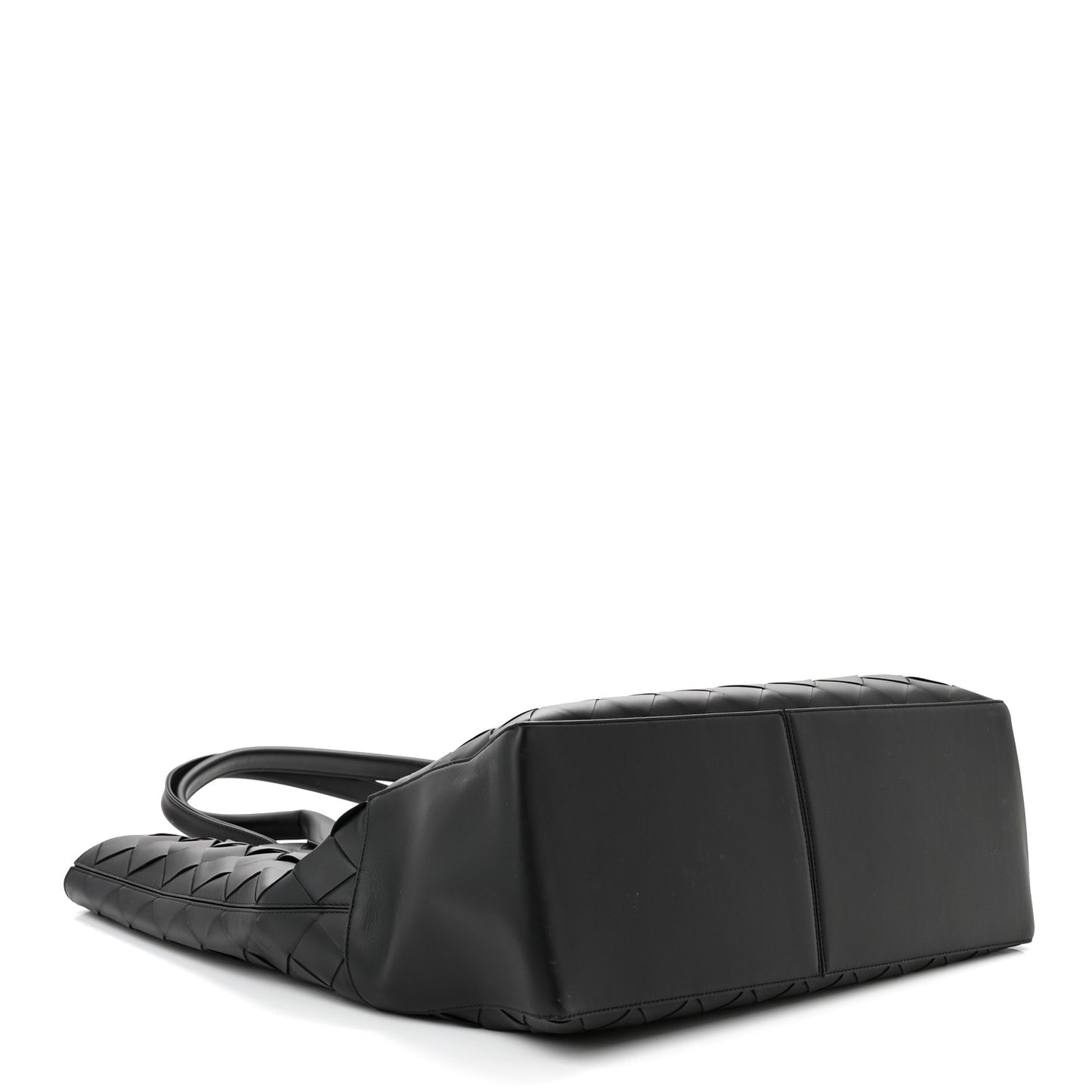 Nappa Intrecciato Shopping Tote Black