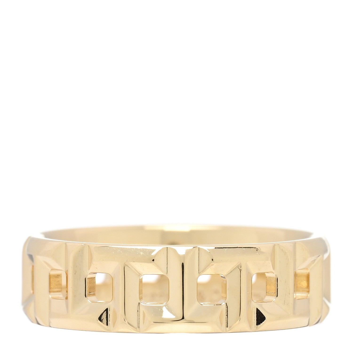 Tiffany 18K Yellow Gold T True Wide Ring 50 5.5 1 of 4