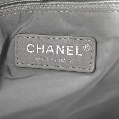 Chanel Canvas Coco Beach Backpack Pink Grey 6 of 12