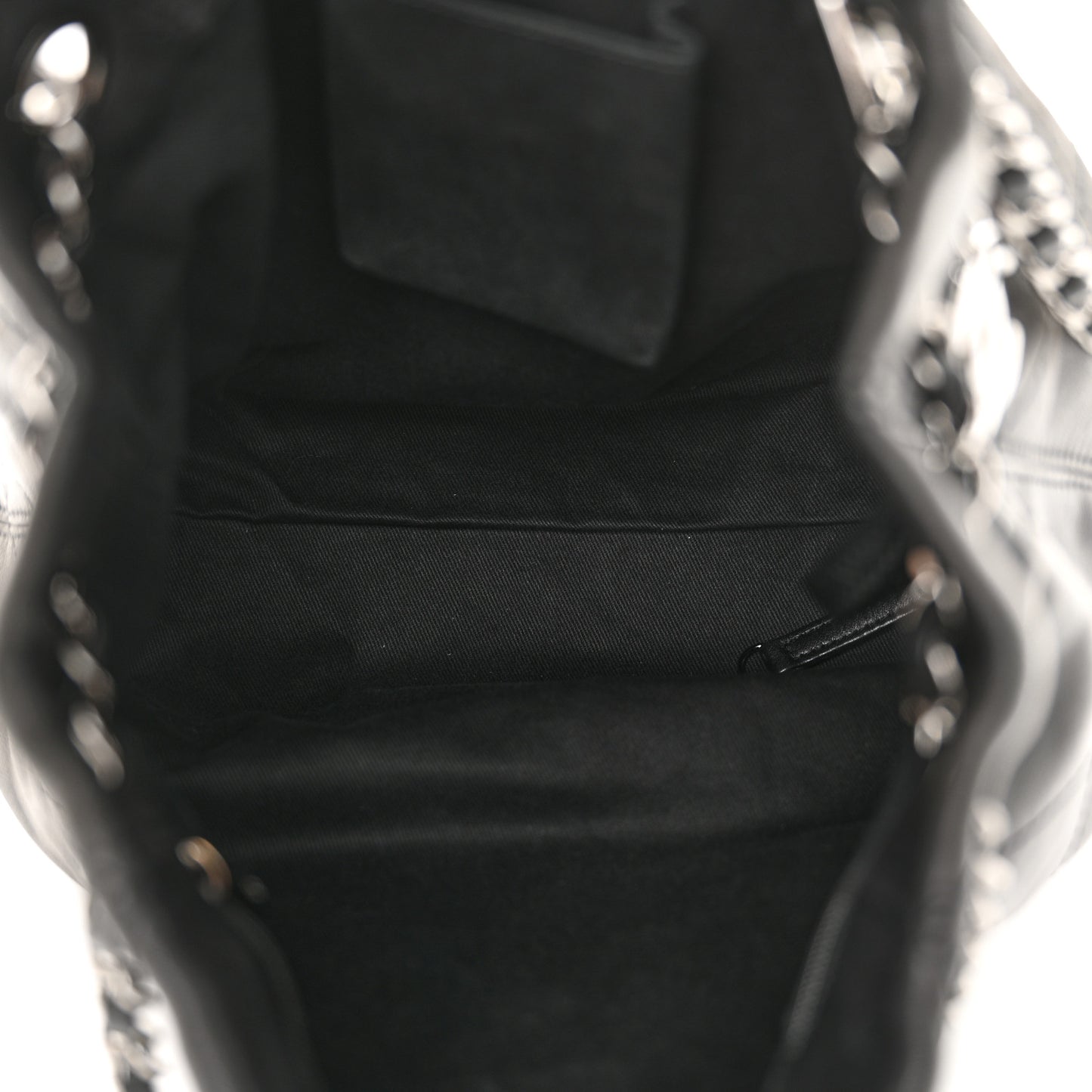 Lambskin Quilted Small Soft Touch Shoulder Bag Black