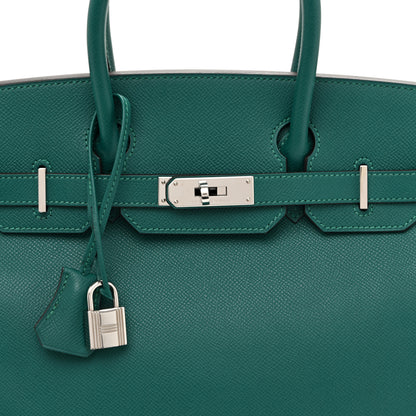 Hermes Epsom Birkin 30 Malachite 8 of 12