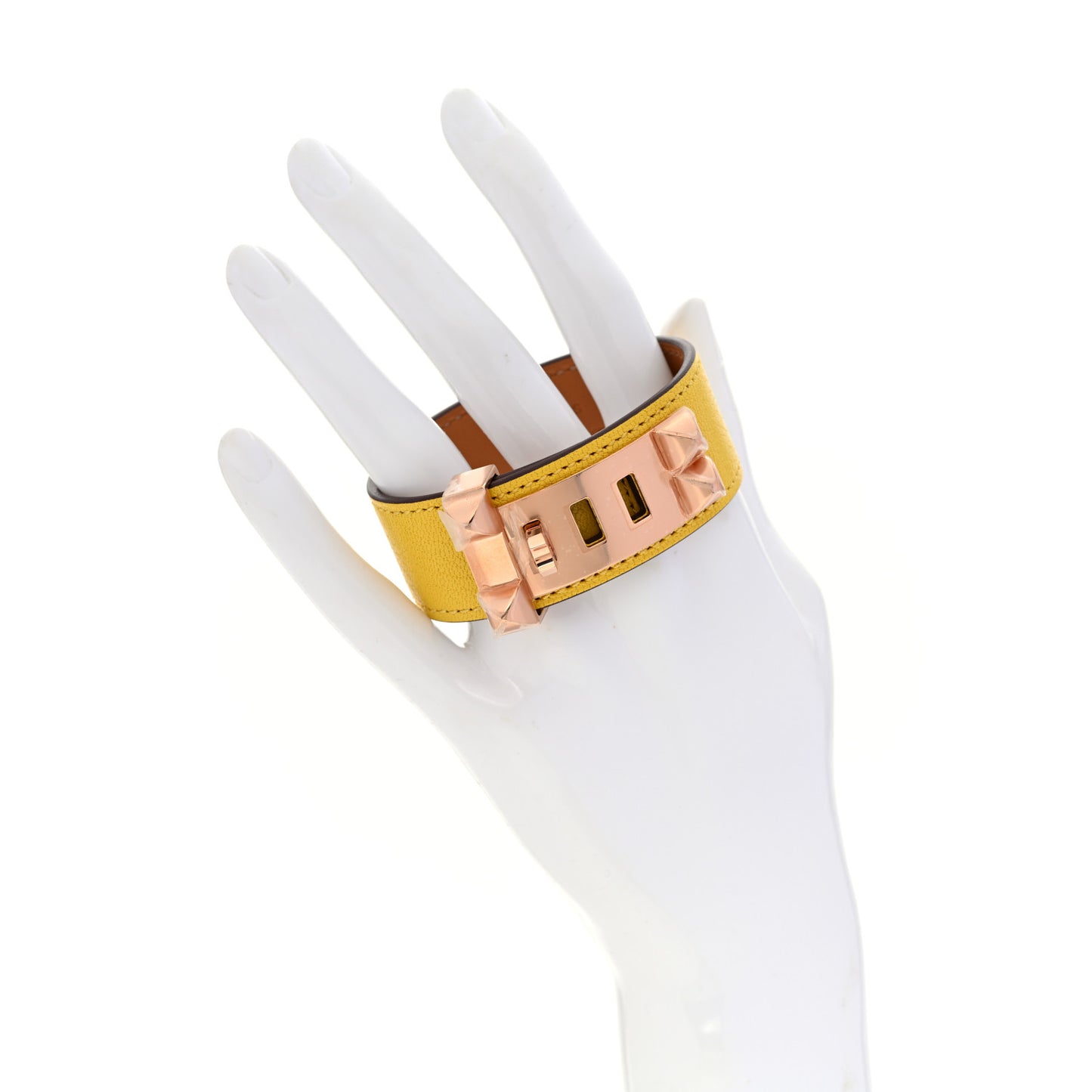 Chevre Chamkila Collier de Chien CDC 24 Bracelet Jaune De Naples