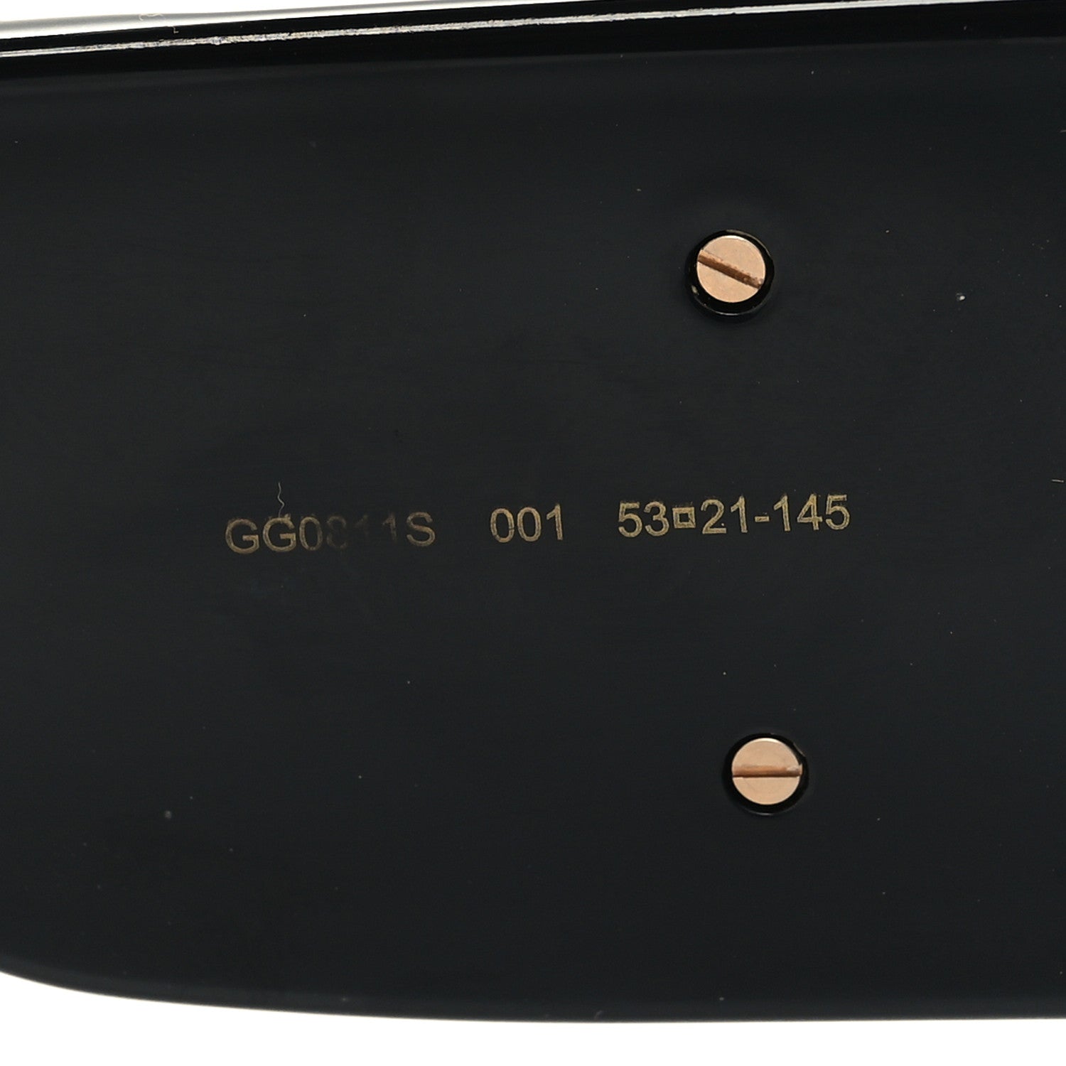 Gucci Acetate Rectangular Sunglasses GG0811S Black 6 of 9