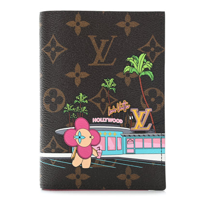 Louis Vuitton Monogram 2021 Christmas Animation Hollywood Passport Cover Fuchsia 1 of 6