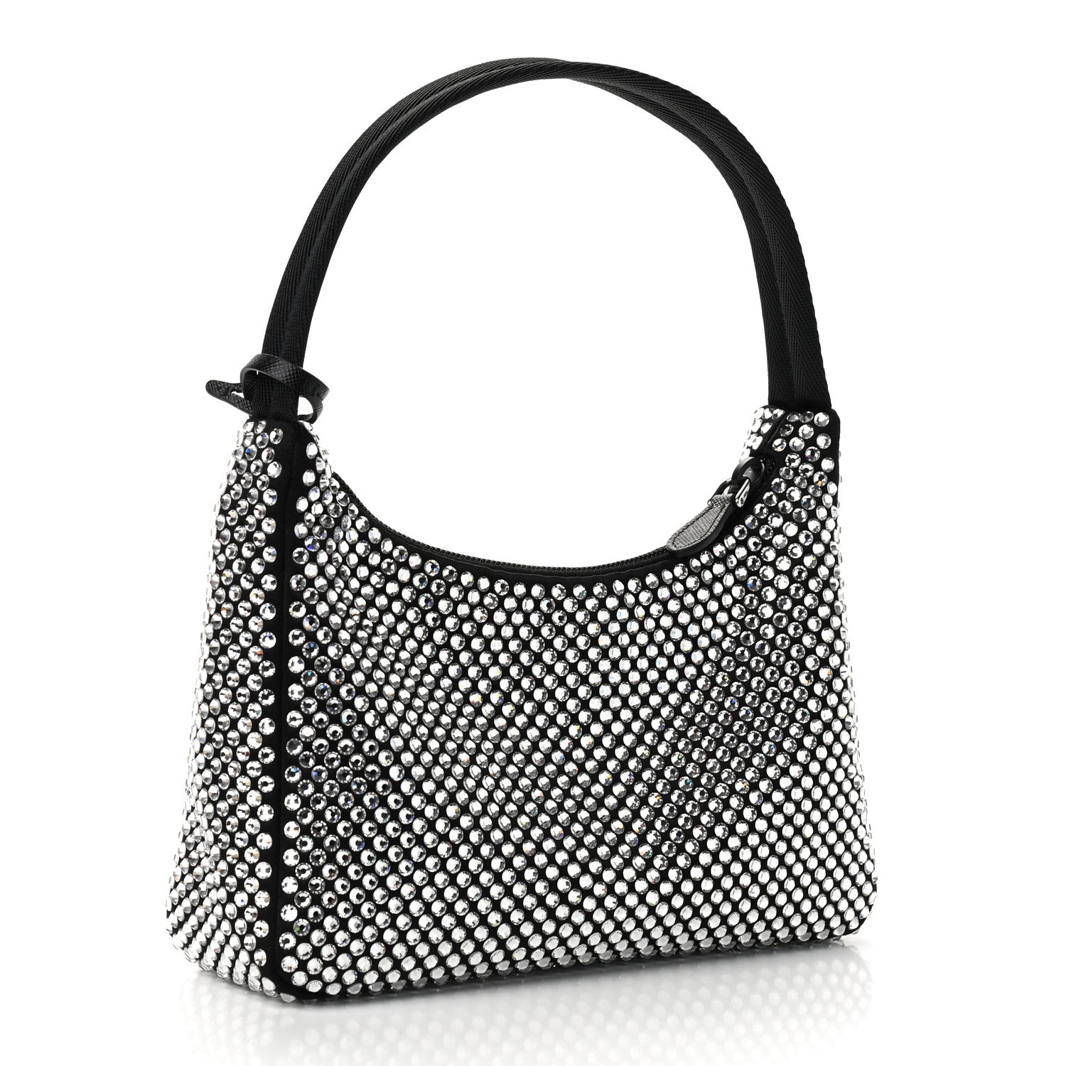Prada Satin Crystal Mini Re-Edition 2000 Bag Cristal 3 of 8