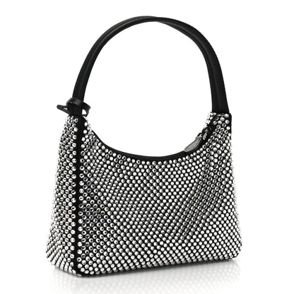 Prada Satin Crystal Mini Re-Edition 2000 Bag Cristal 3 of 8