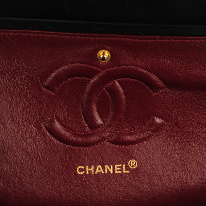 Chanel Lambskin Quilted Medium Double Flap Black 6 of 8