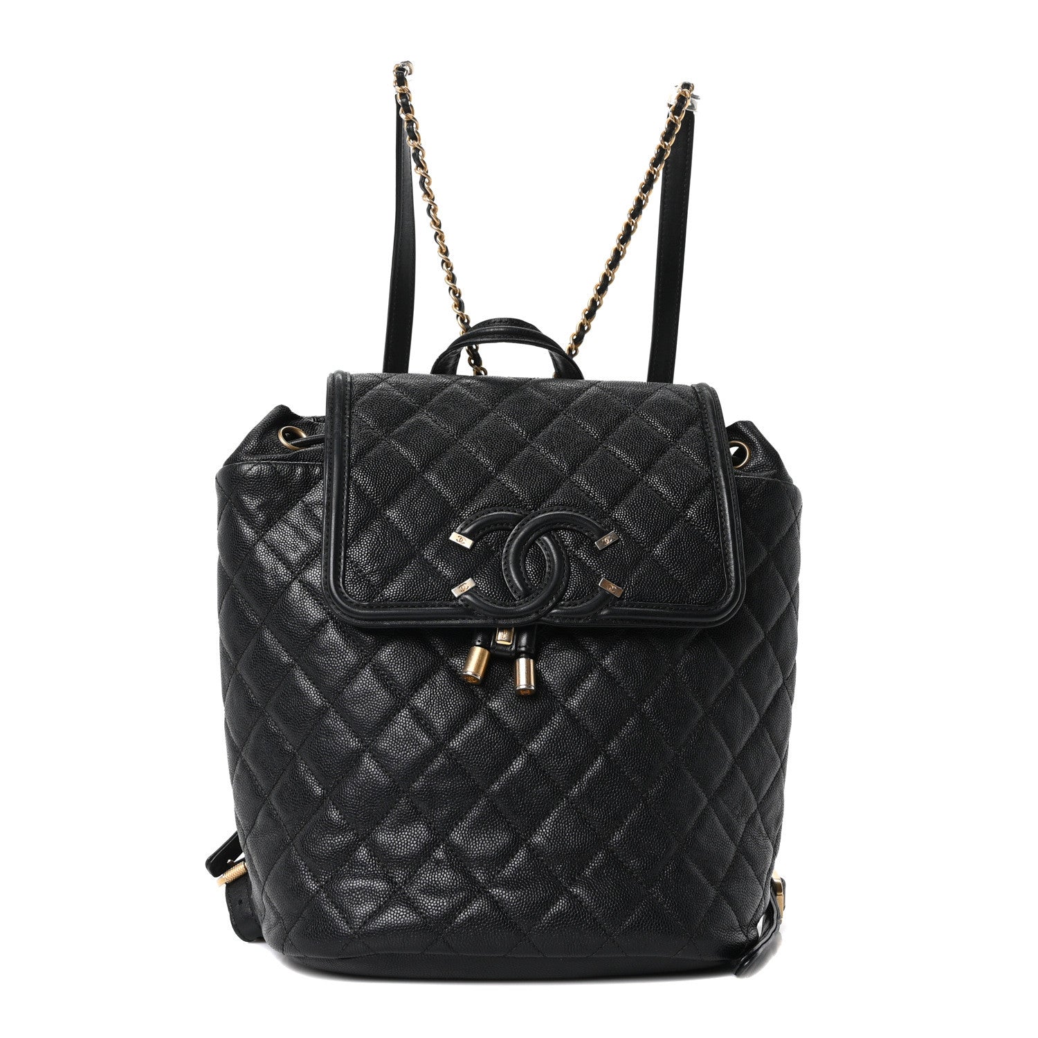 Chanel Caviar Quilted Small Filigree Backpack Black 1 of 9