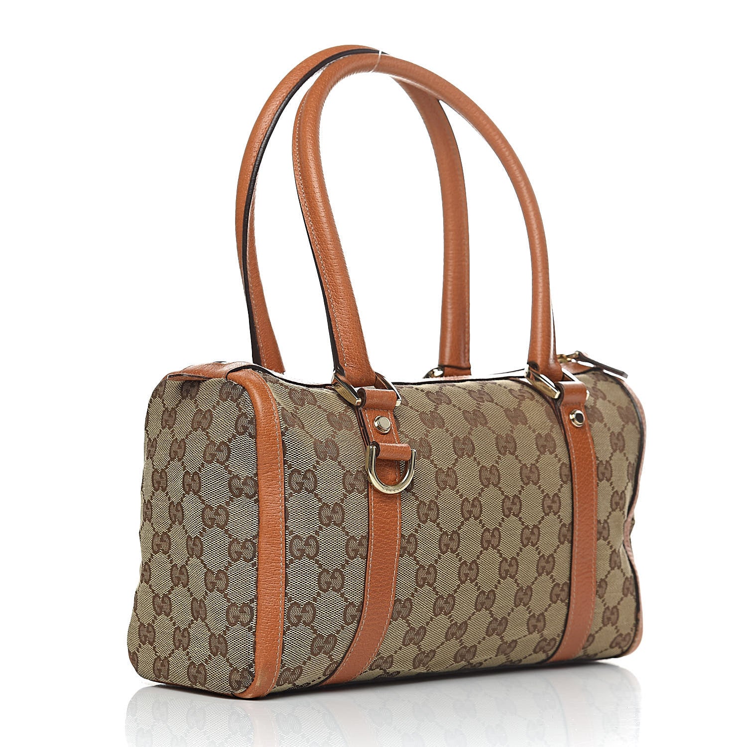 Gucci Monogram Small Abbey Boston Orange 3 of 17
