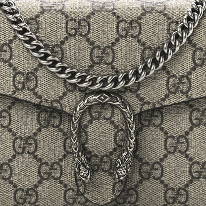 Gucci GG Supreme Monogram Mini Dionysus Chain Wallet Beige Taupe 8 of 12