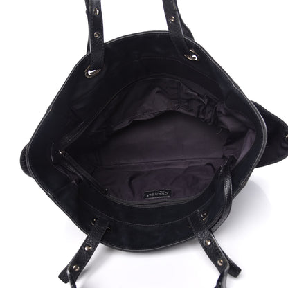 Chanel Coated Canvas Large Paris Biarritz Tote Black 6 of 17