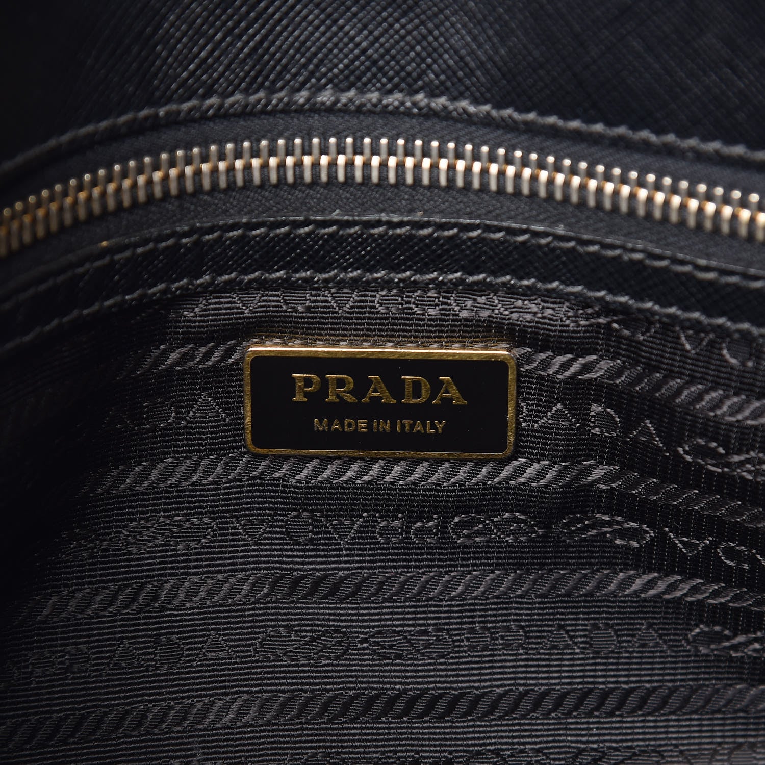 Prada Saffiano Small Galleria Double Zip Tote Black 7 of 19